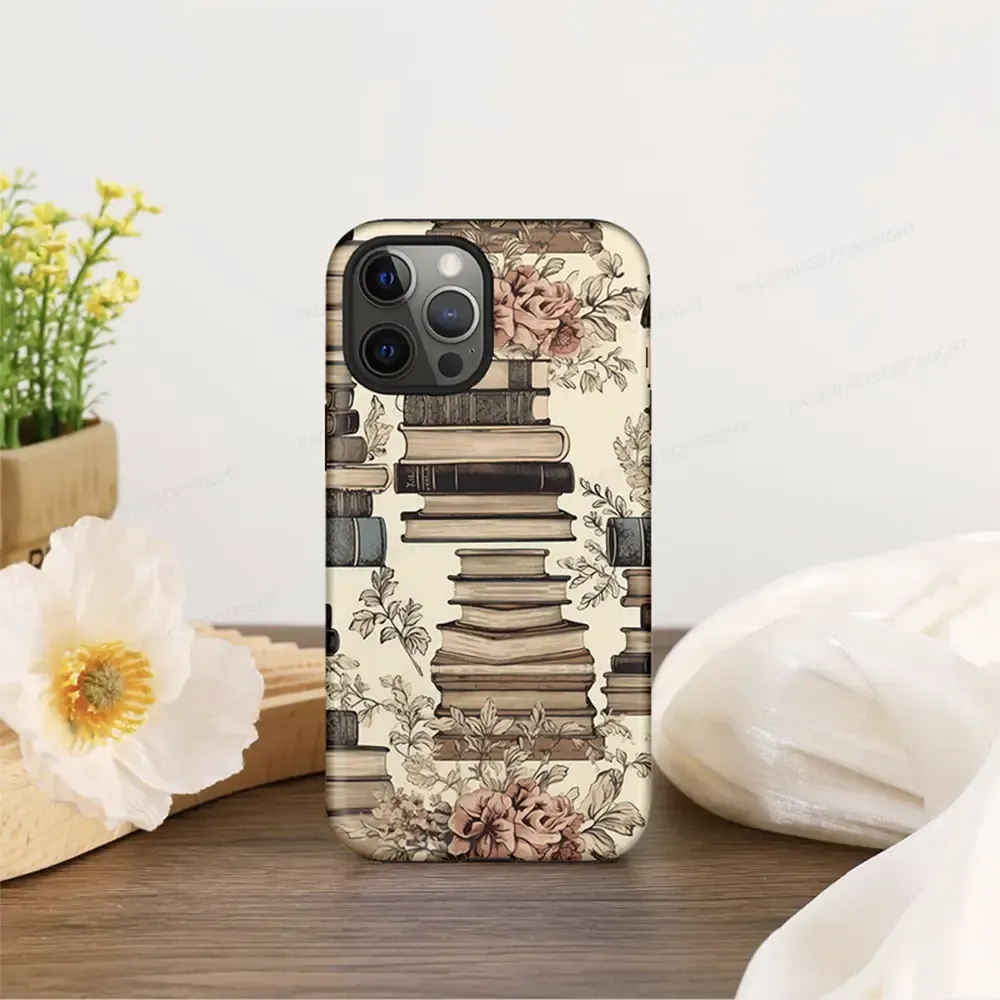 Pagewings Read Books Be Kind Stay Weird Phone Case