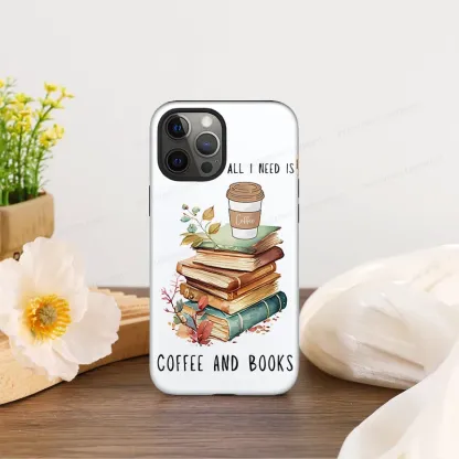 Pagewings Coffee And Books Phone Case