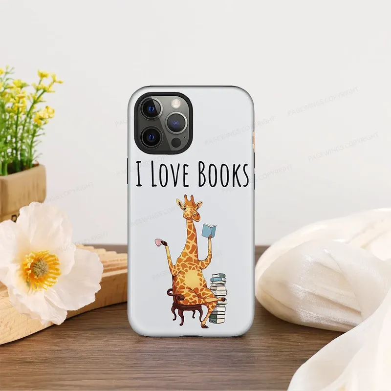 Pagewings I Love Books Phone Case