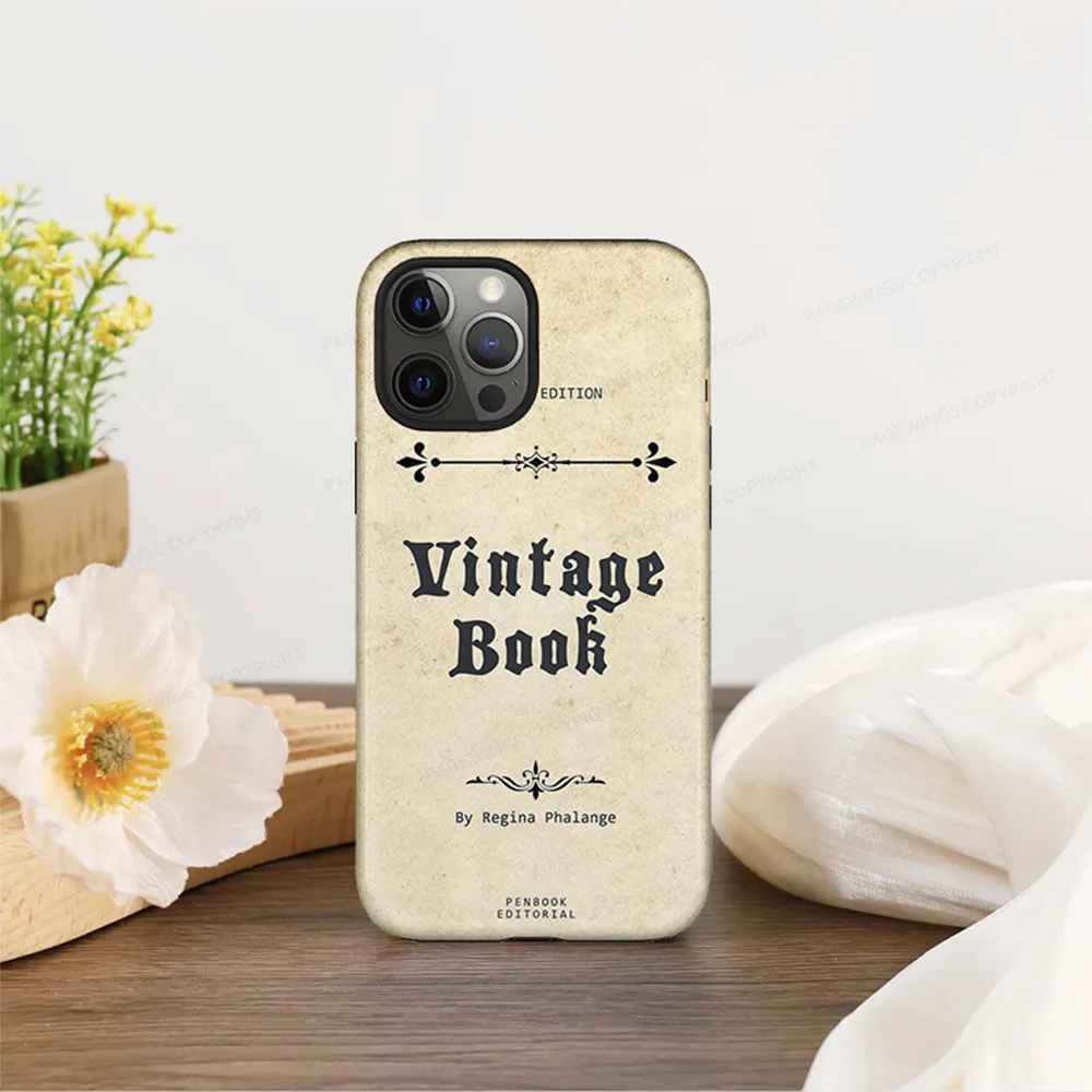 Pagewings Vintage Book Phone Case
