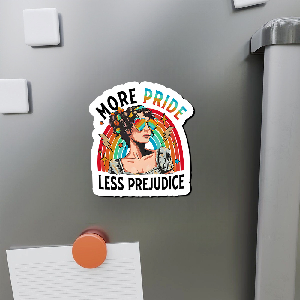 Pagewings More Pride Less Prejudice Fridge Magnet