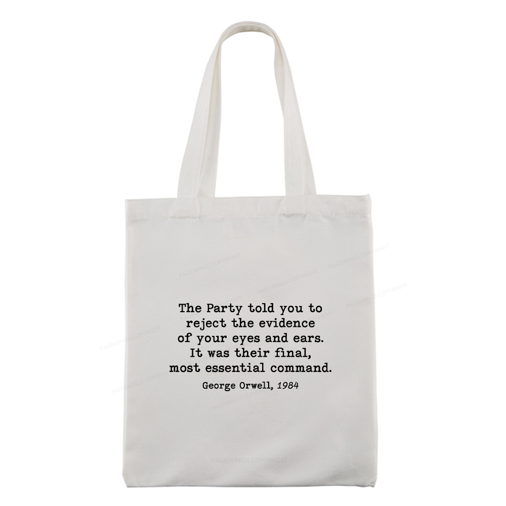 Pagewings It Was Their Final Most Essential Command Tote Bag