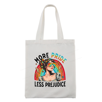 Pagewings More Pride Less Prejudice Tote Bag