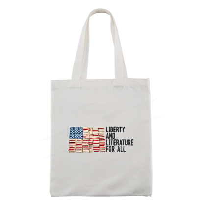 Pagewings Liberty And Literature For All Tote Bag