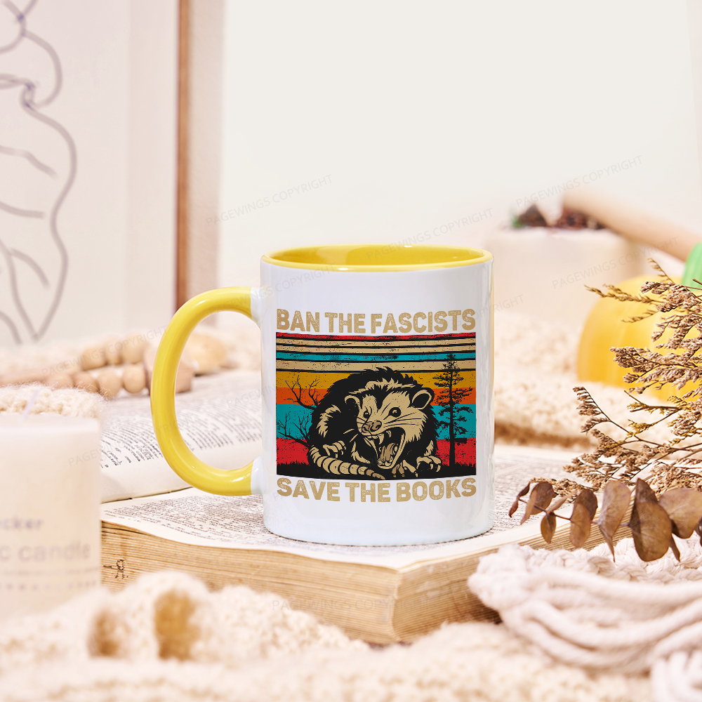 Pagewings Ban The Fascists Save The Books Mug