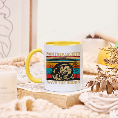 Pagewings Ban The Fascists Save The Books Mug