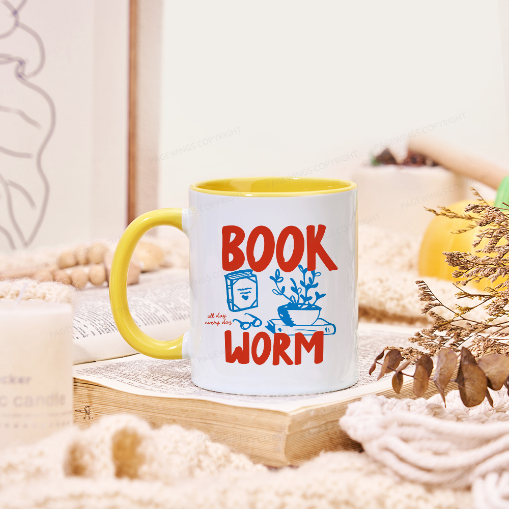 Pagewings Bookworm Mug