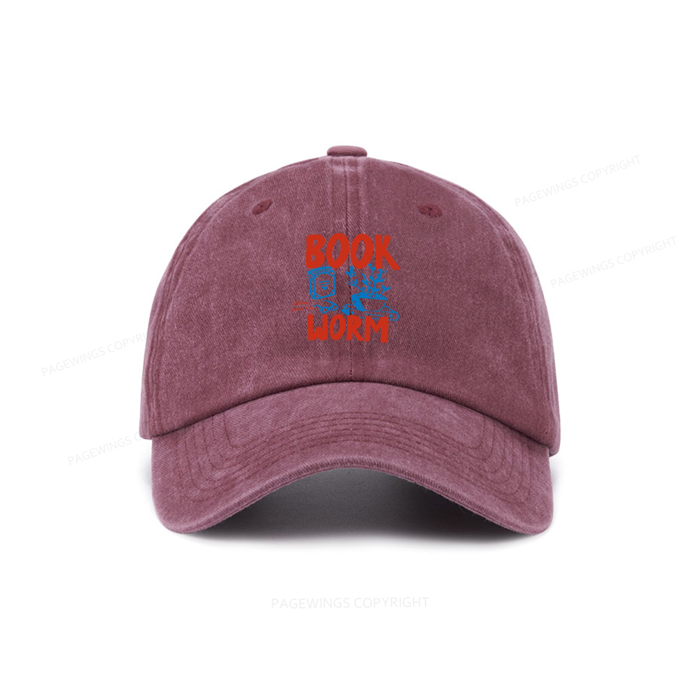 Pagewings Bookworm Washed Cap