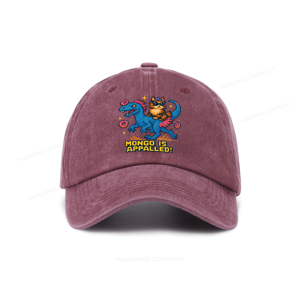 Pagewings Mongo Is Appalled Washed Cap