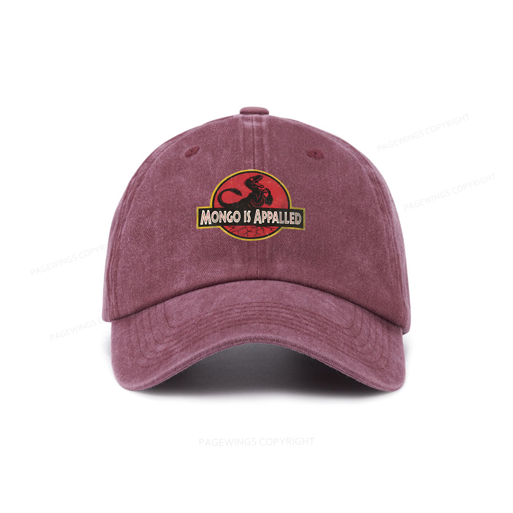 Pagewings Mongo Is Appalled Washed Cap