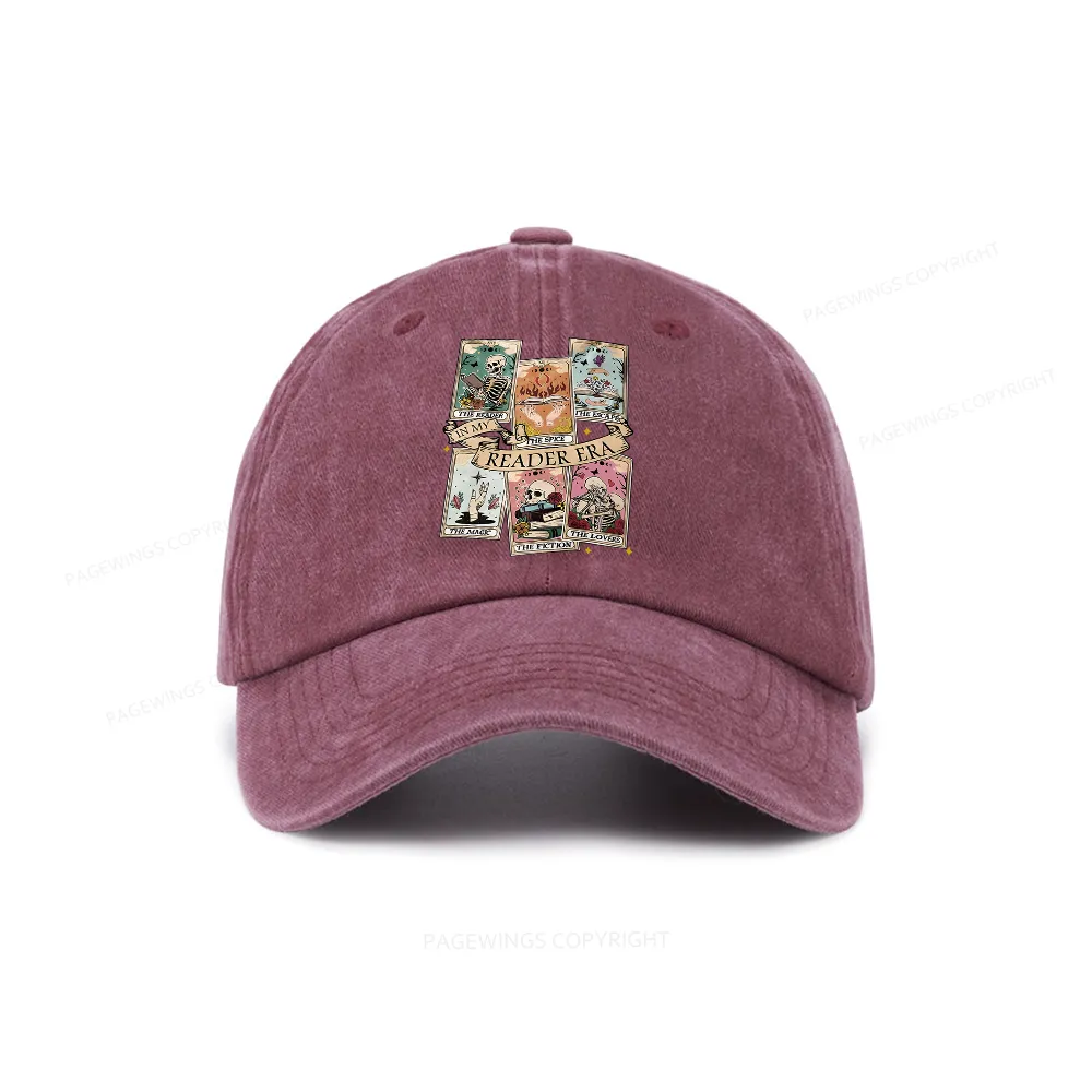 Pagewing Book Lover Gift, Bookish Gift Washed Cap