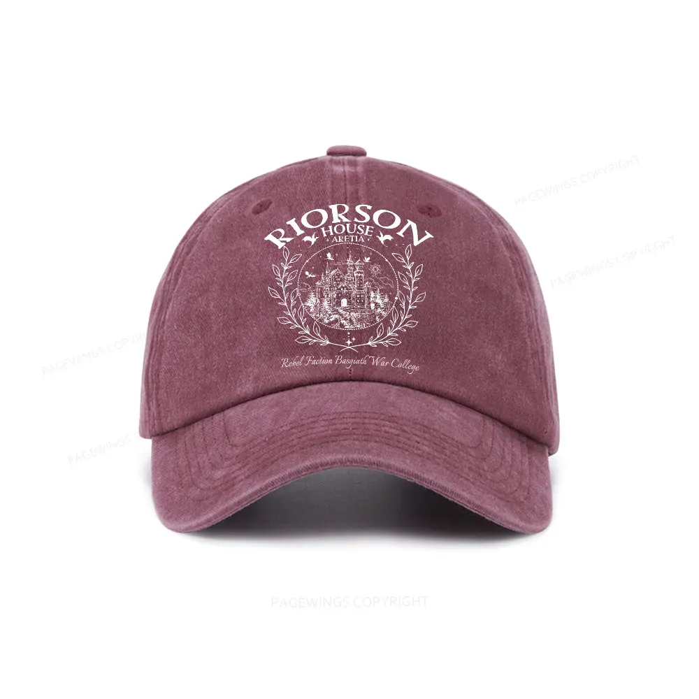 Pagewings Fourth Wing Washed Cap
