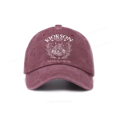 Pagewings Fourth Wing Washed Cap