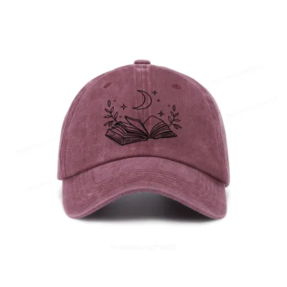 Pagewings Comfort Colors Read Books Be Kind Stay Weird Washed Cap