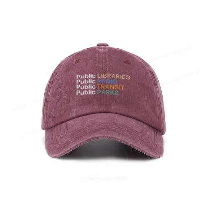 Pagewings Public Libraries Radio Transit Parks Washed Cap