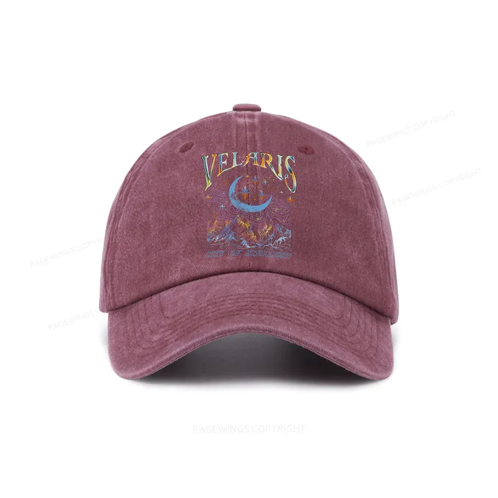 Pagewings Velaris City Of Starlight ACOTAR Washed Cap
