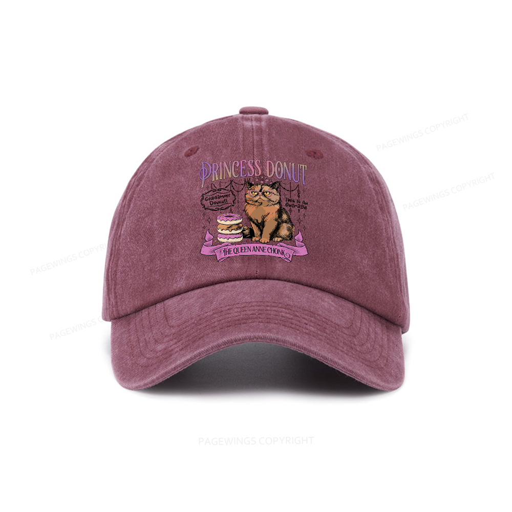 Pagewings Princess Donut Washed Cap