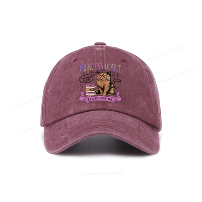 Pagewings Princess Donut Washed Cap
