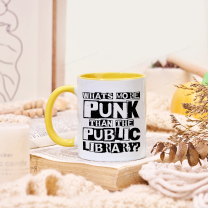 Pagewings What‘s More Punk Than the Public Library Mug