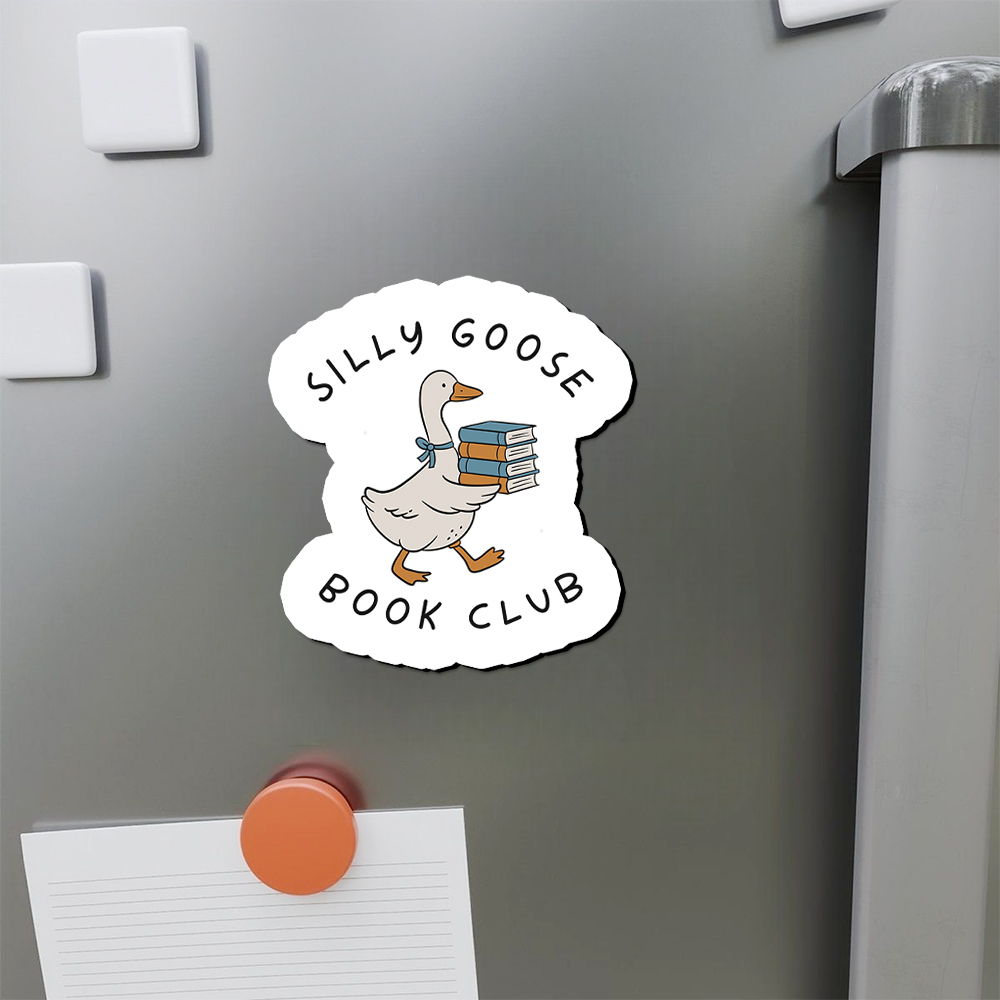 Pagewings Silly Goose Book Club Fridge Magnet