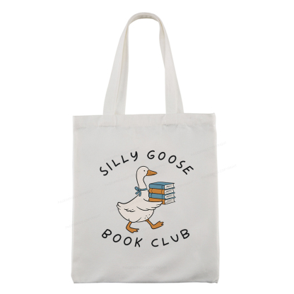 Pagewings Silly Goose Book Club Tote Bag