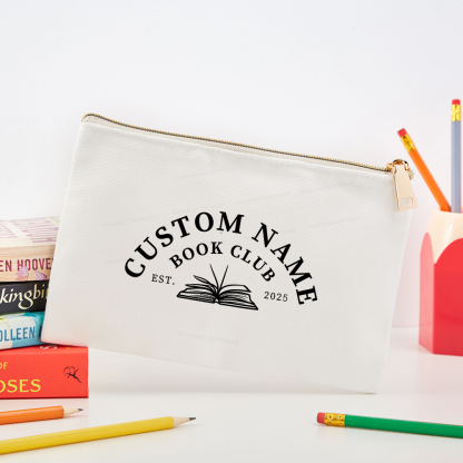 Pagewings Personalized Custom Book Club Pouch
