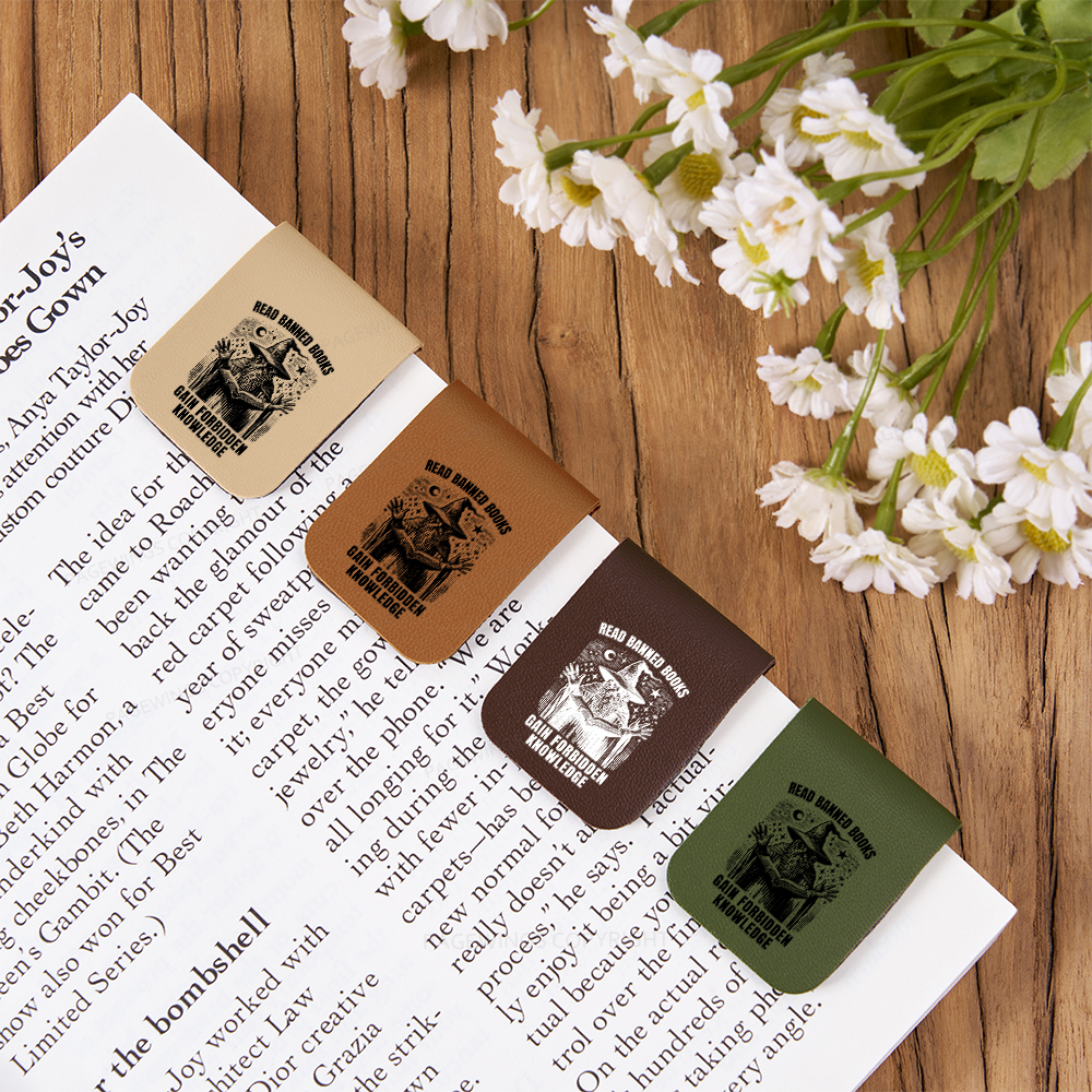 Pagewings Read Banned Books Gain Forbidden Knowledge Magnetic Bookmark