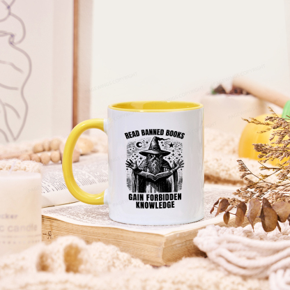 Pagewings Read Banned Books Gain Forbidden Knowledge Mug