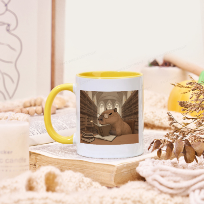 Pagewings The Reader Capybara Mug