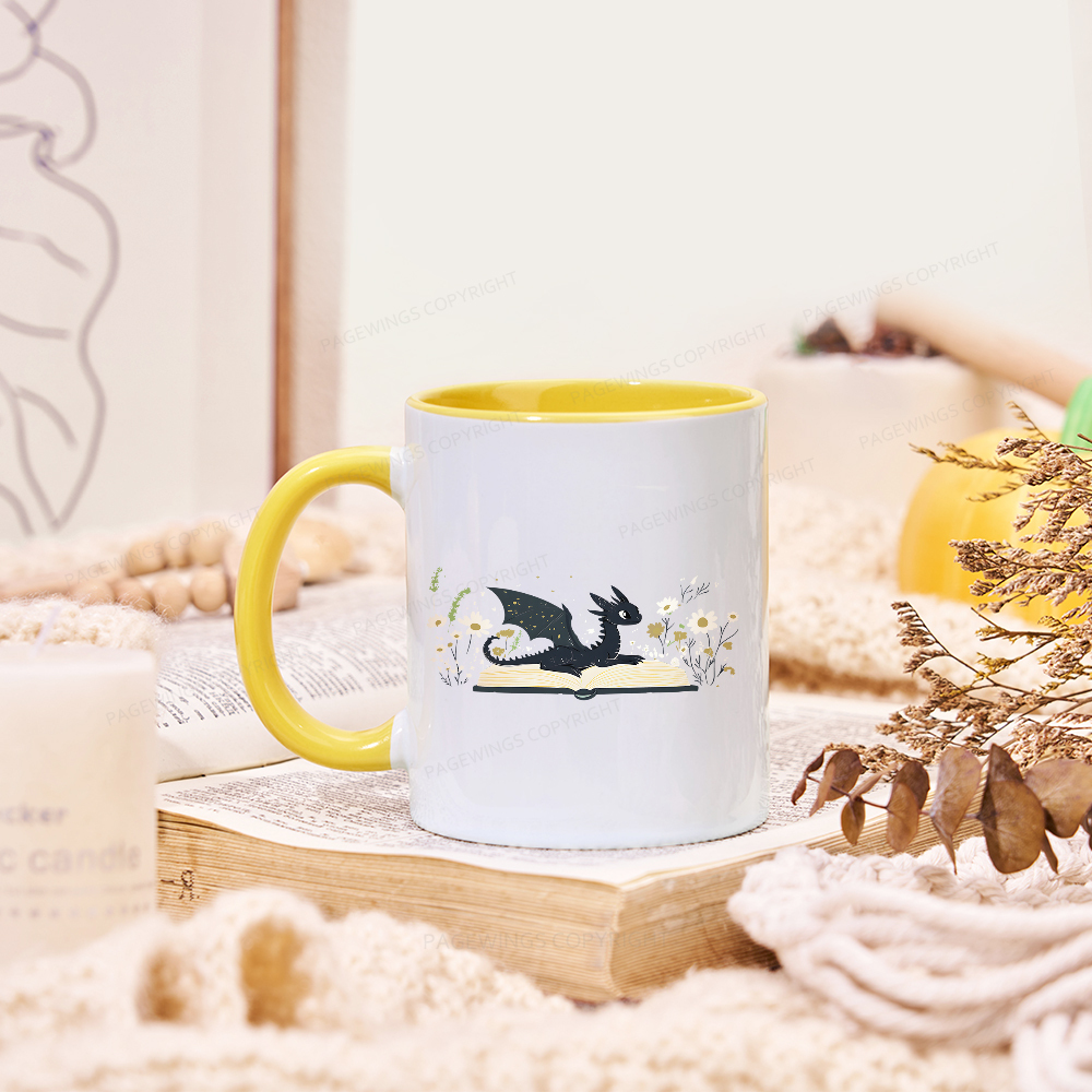 Pagewings Dragon Book Mug