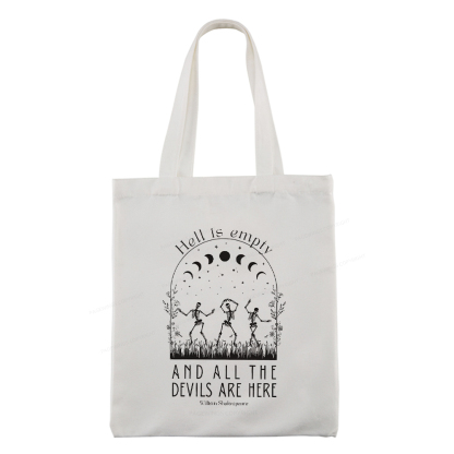 Pagewings Hell is Empty and all the Devils are Here Tote Bag