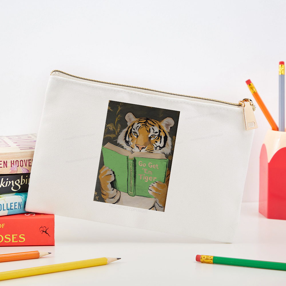 Pagewings Motivational Tiger Pouch
