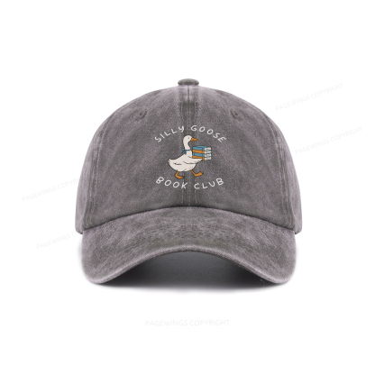 Pagewings Silly Goose Book Club Washed Cap