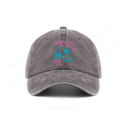 Pagewings Wine Lover Book Club Washed Cap