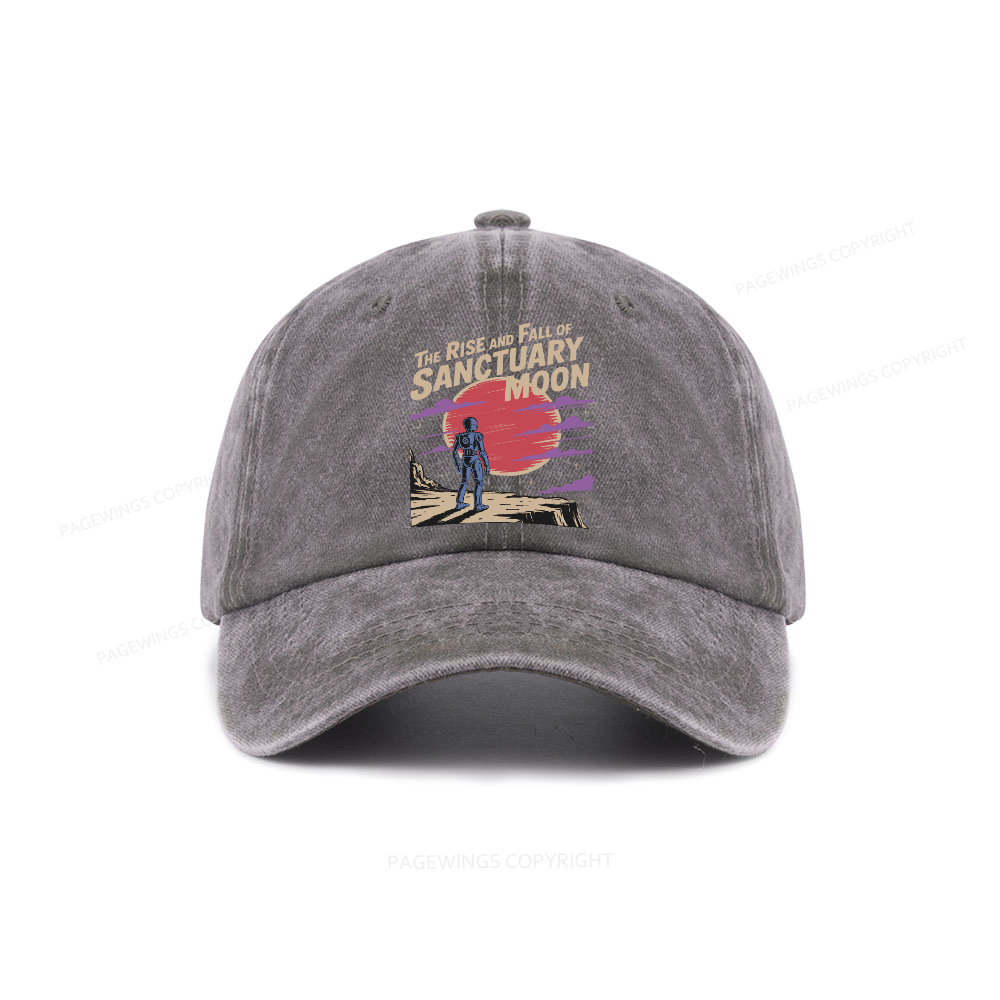 Pagewings The Rise And Fall Of Sanctuary Moon Washed Cap