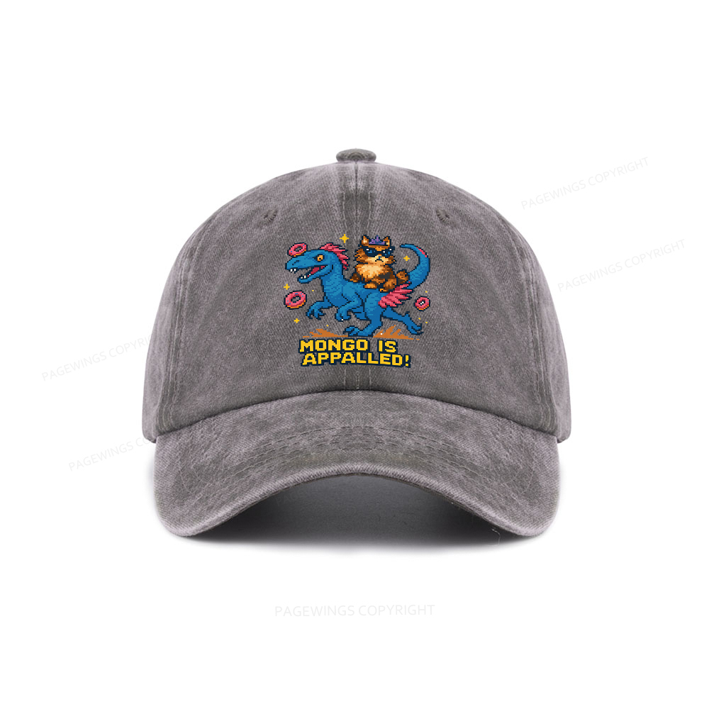 Pagewings Mongo Is Appalled Washed Cap