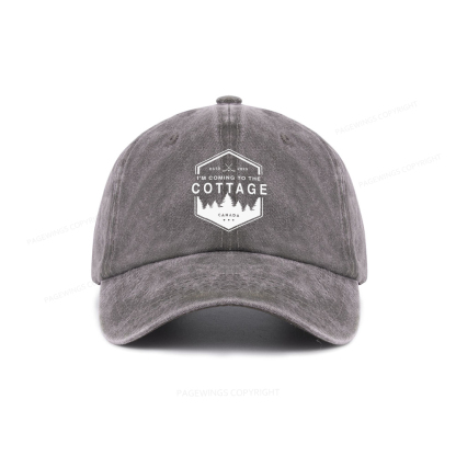 Pagewings Coming To The Cottage Washed Cap