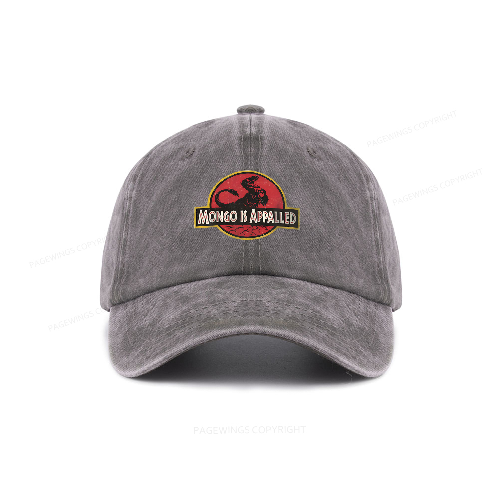 Pagewings Mongo Is Appalled Washed Cap