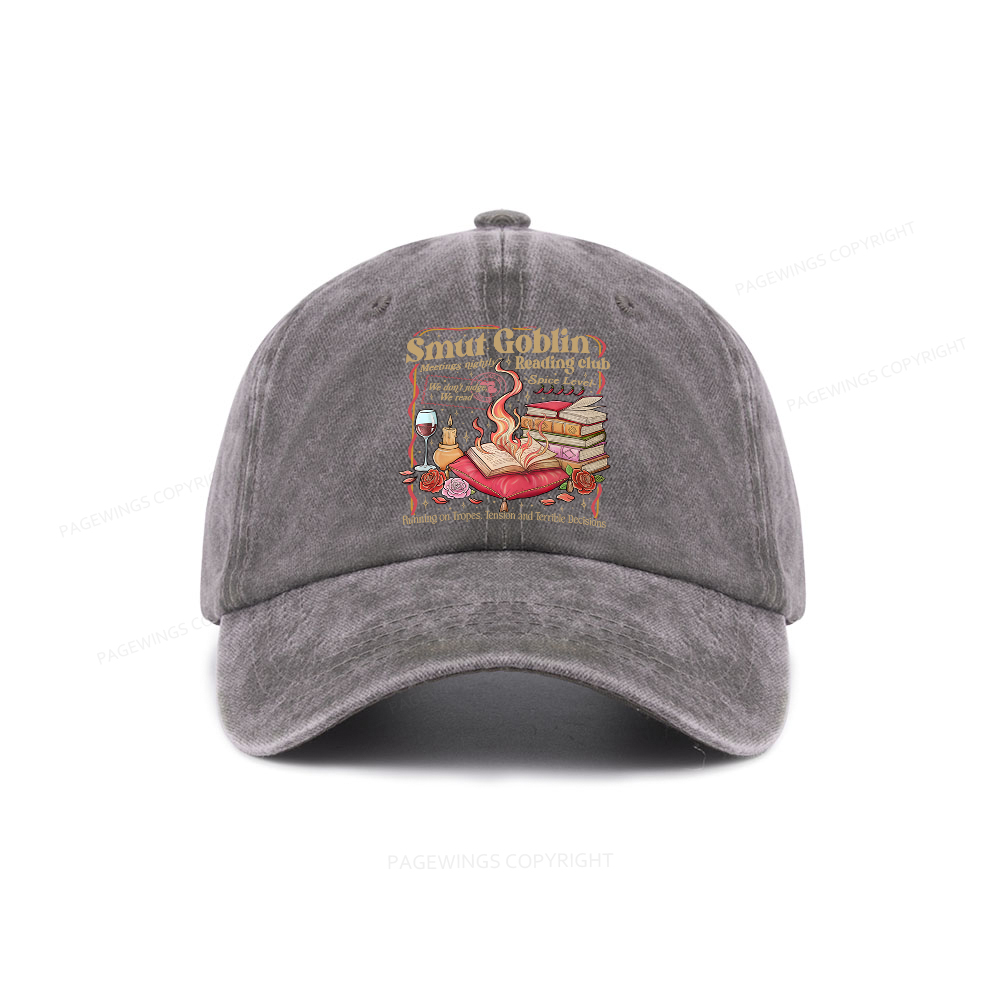 Pagewings Smut Goblin Washed Cap