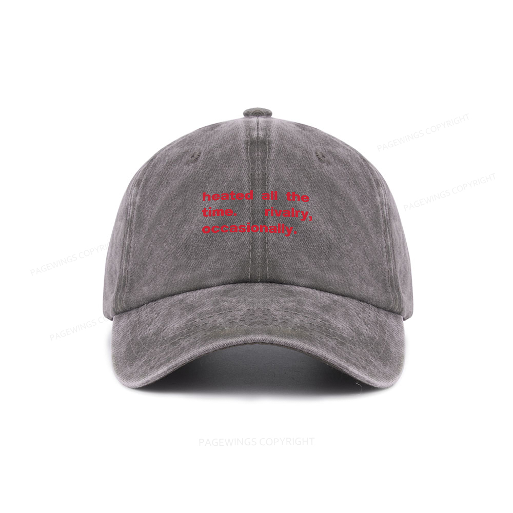 Pagewings The Time Rivalry Occasionally Washed Cap