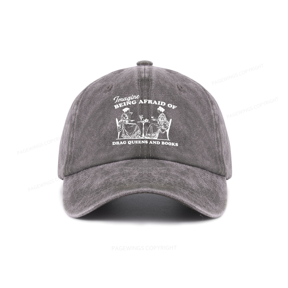 Pagewings Drag Queens Washed Cap