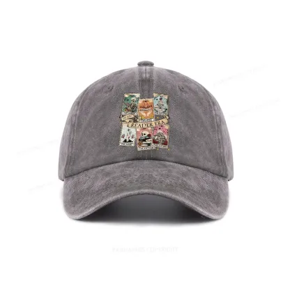Pagewing Book Lover Gift, Bookish Gift Washed Cap