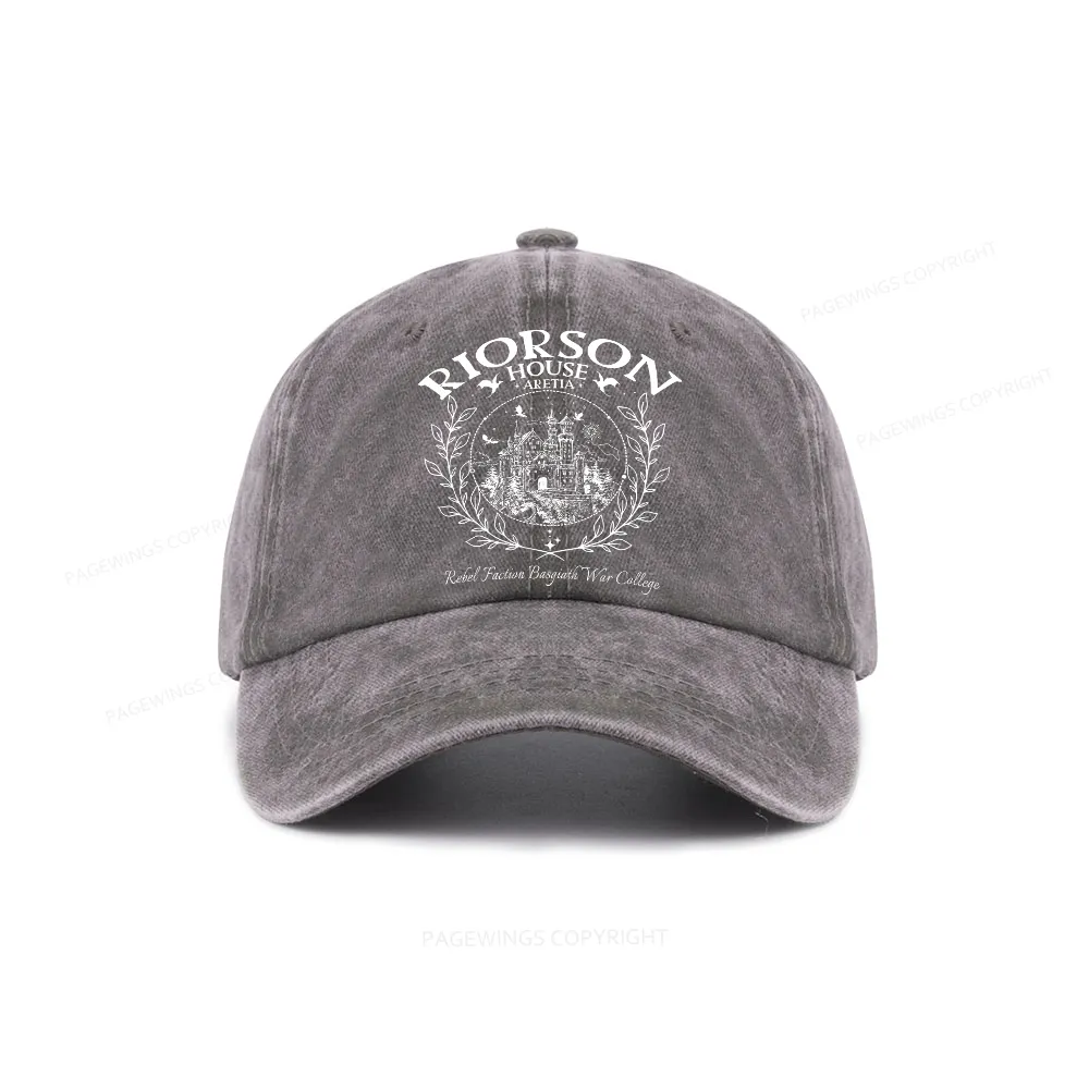 Pagewings Fourth Wing Washed Cap