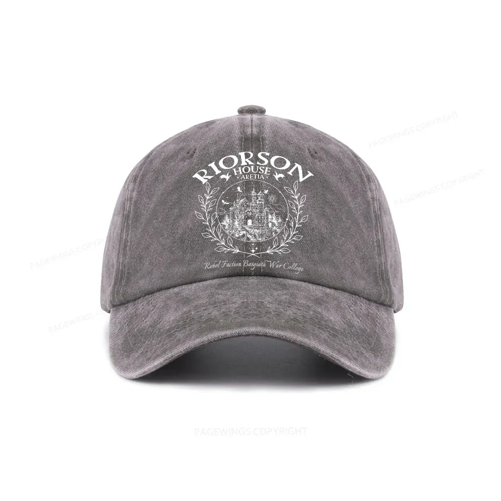 Pagewings Fourth Wing Washed Cap