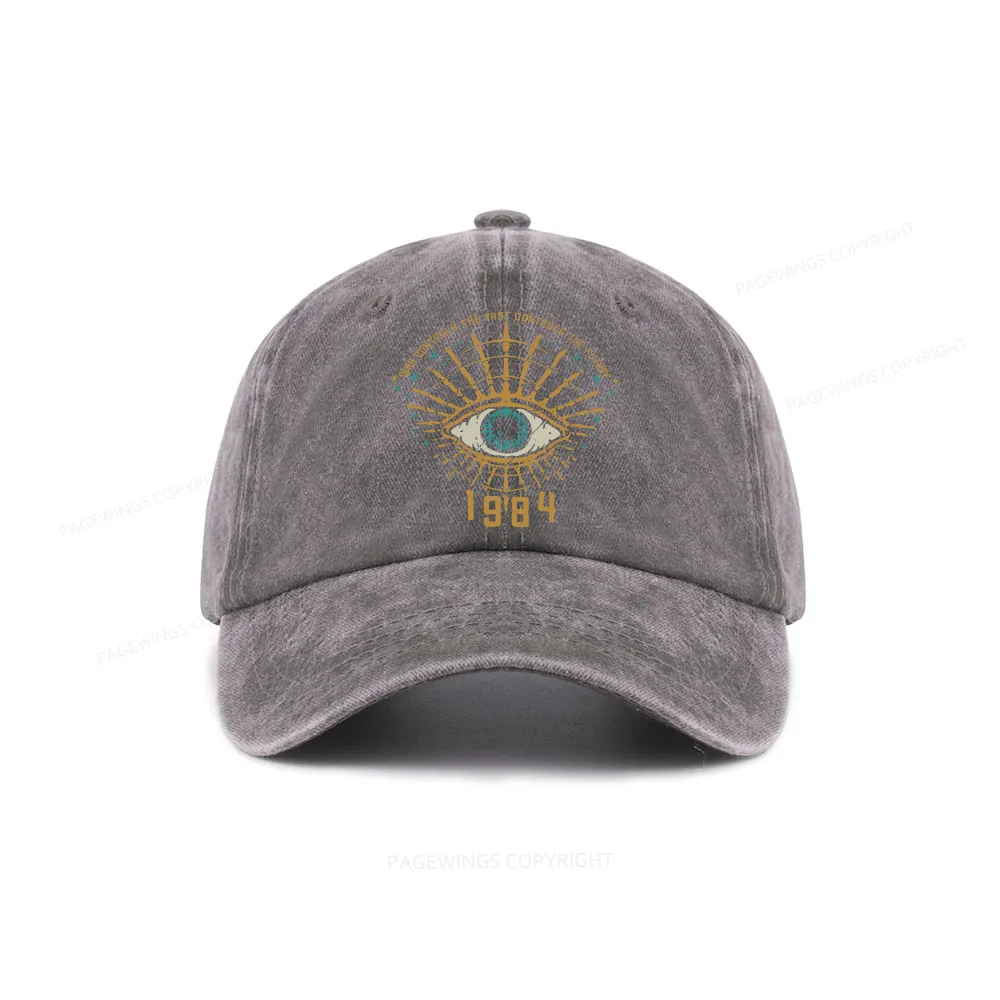 Pagewings George Orwell 1984 Washed Cap