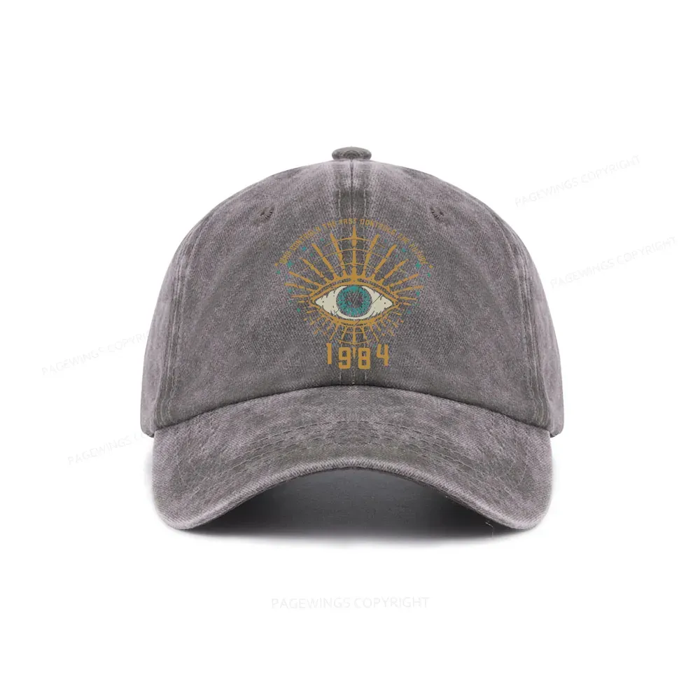 Pagewings George Orwell 1984 Washed Cap
