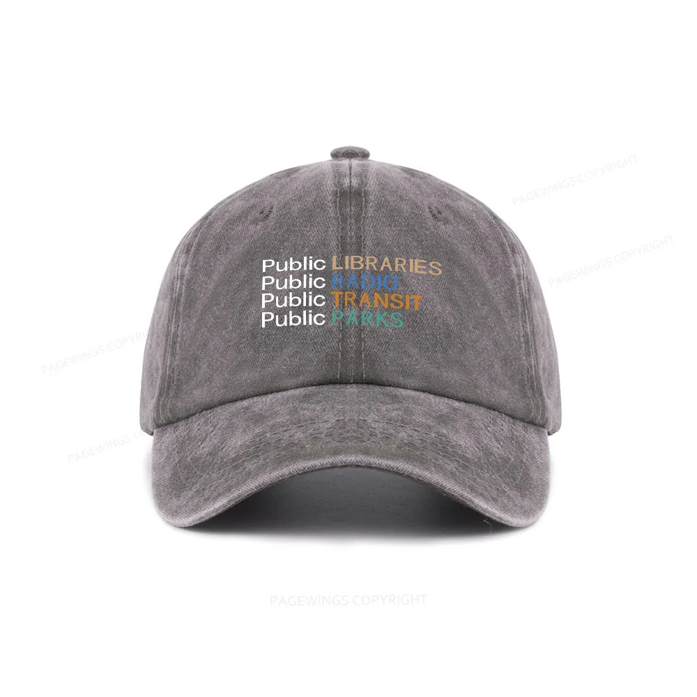 Pagewings Public Libraries Radio Transit Parks Washed Cap