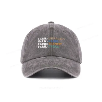 Pagewings Public Libraries Radio Transit Parks Washed Cap