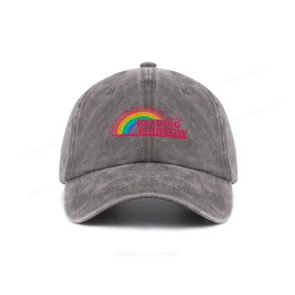Pagewings Reading Rainbow Washed Cap