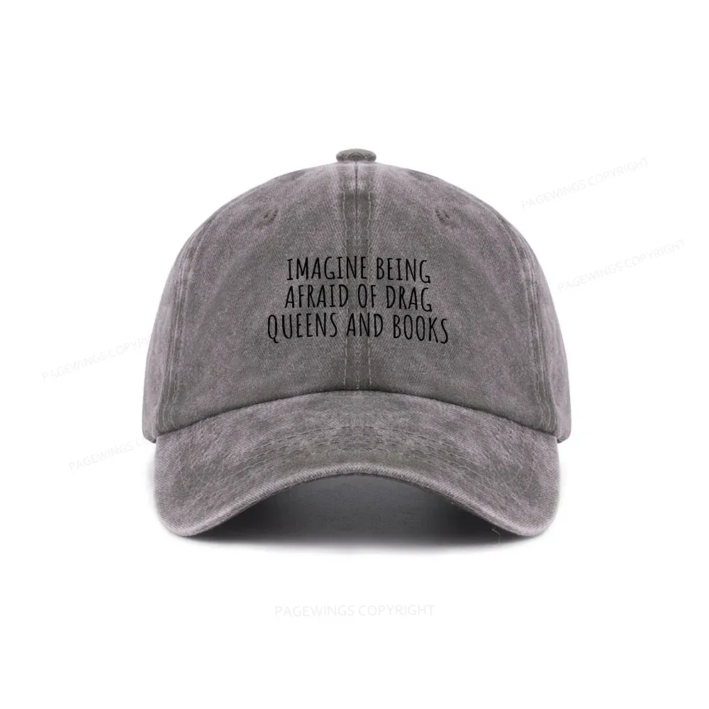 Pagewings Funny Liberal Washed Cap